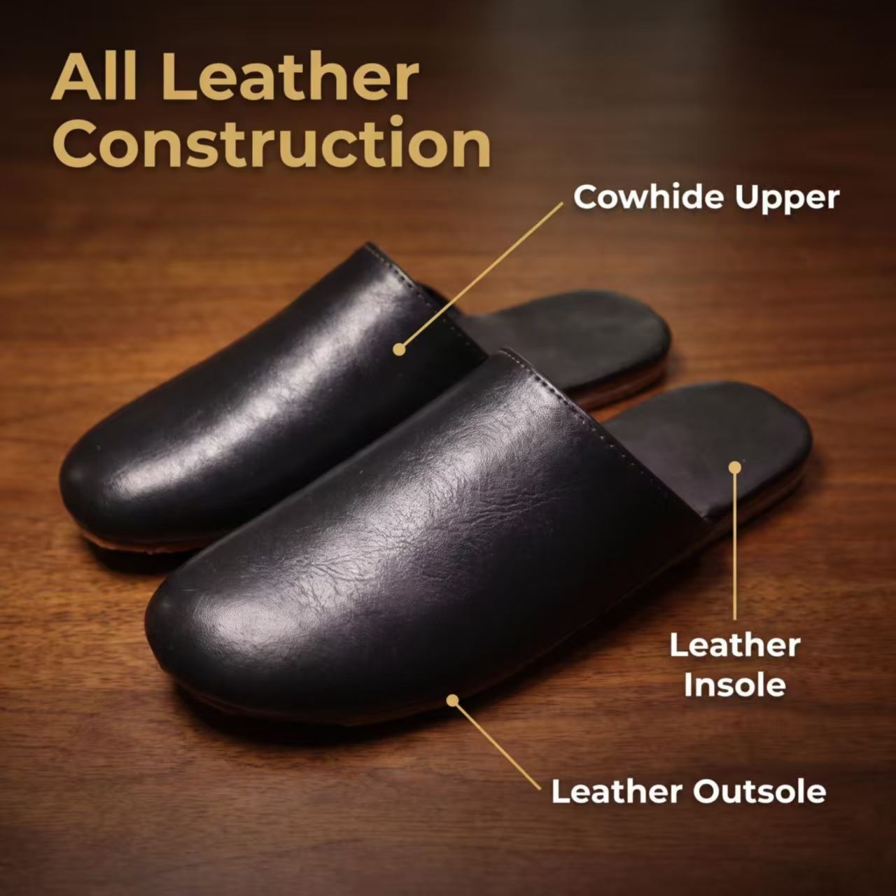 All-leather construction