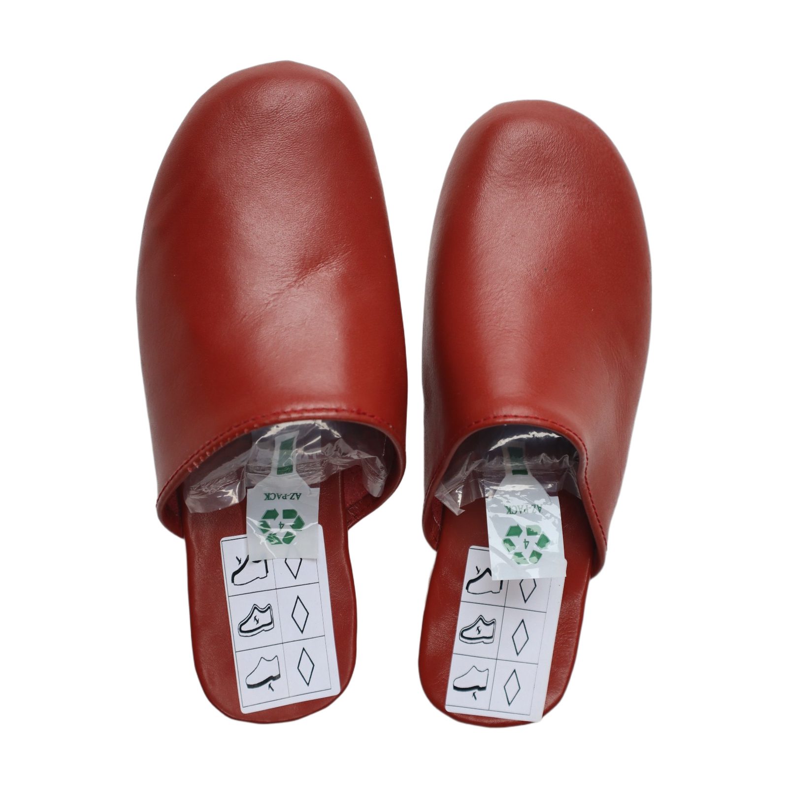 Red-brown closed-toe 6